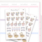 Sand Castle/Beach Sticker Sheet