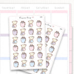 Rubbish Bin Sticker Sheet