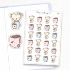 Garden Waste Bin Sticker Sheet