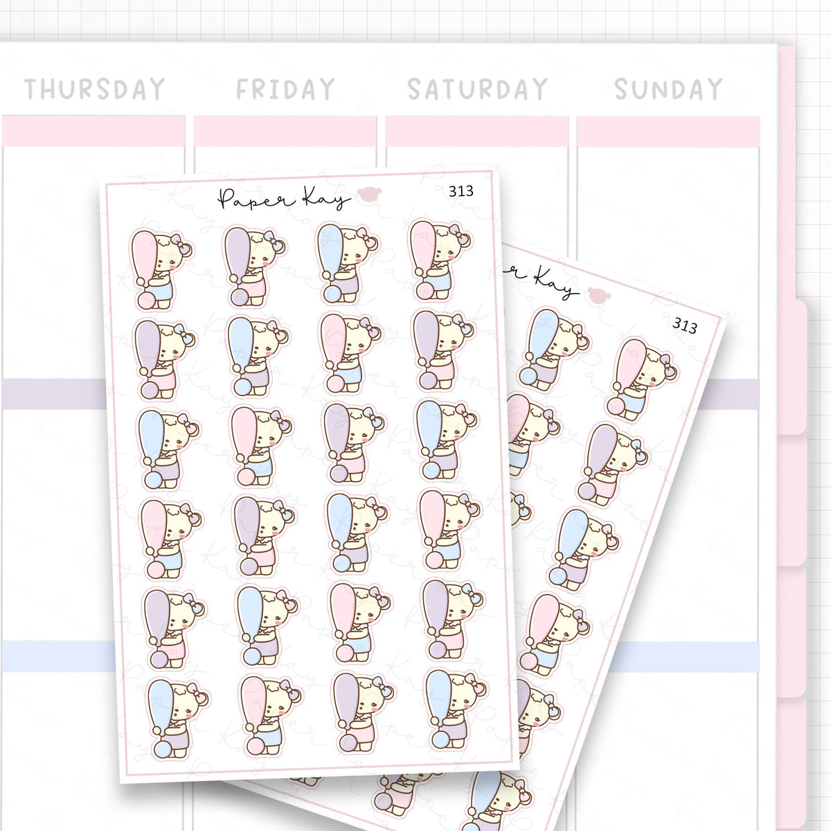 Exclamation Point Sticker Sheet