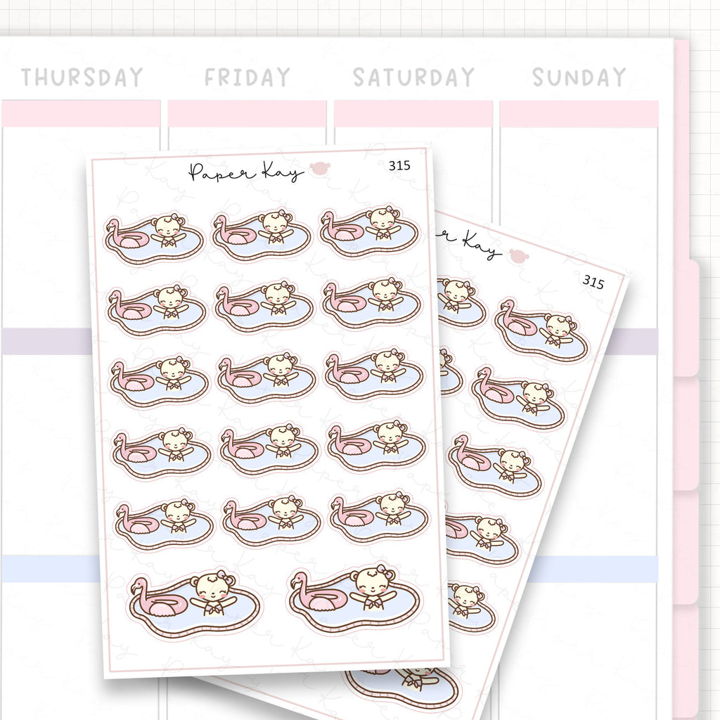 Pool Sticker Sheet
