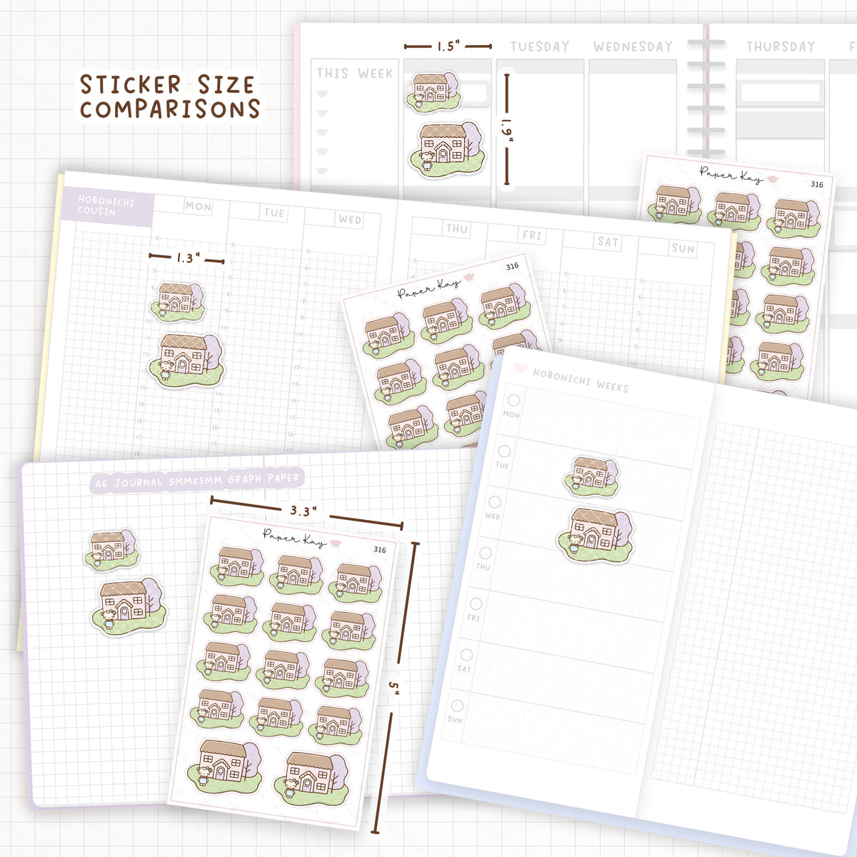 Home Sticker Sheet