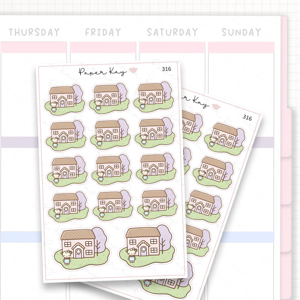 Home Sticker Sheet