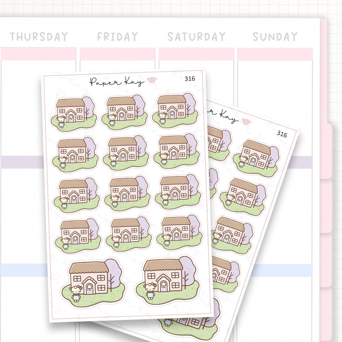 Home Sticker Sheet