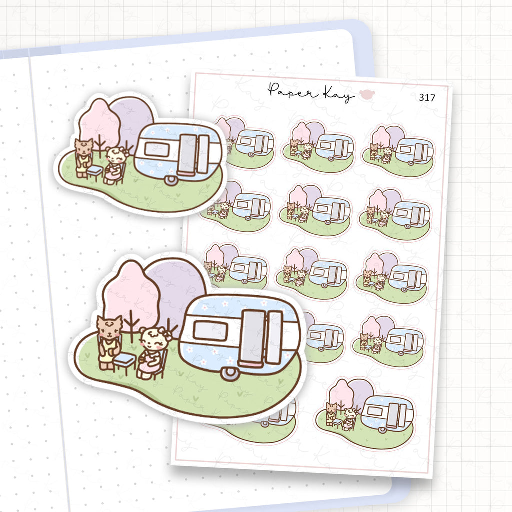 Caravan Sticker Sheet