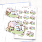 Caravan Sticker Sheet