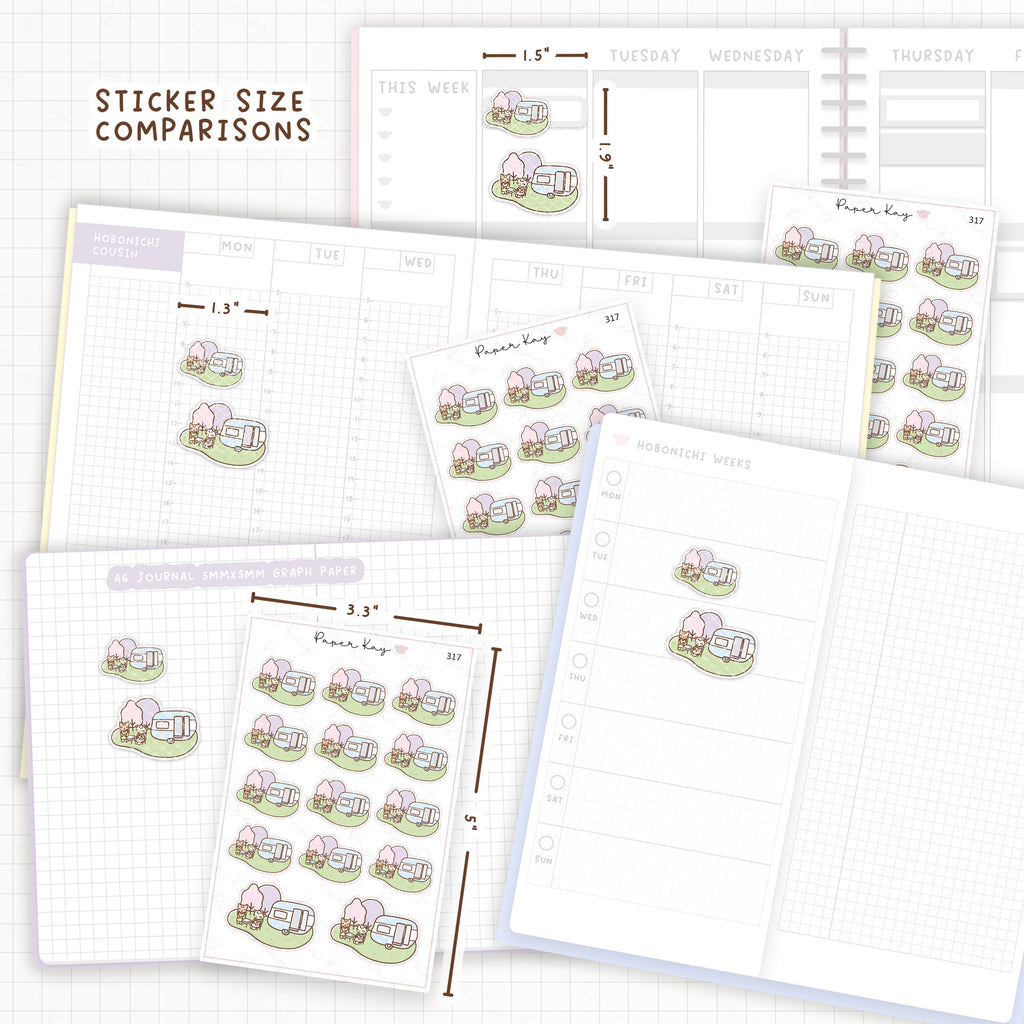 Caravan Sticker Sheet