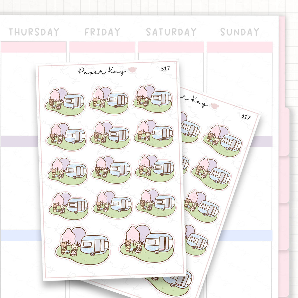 Caravan Sticker Sheet