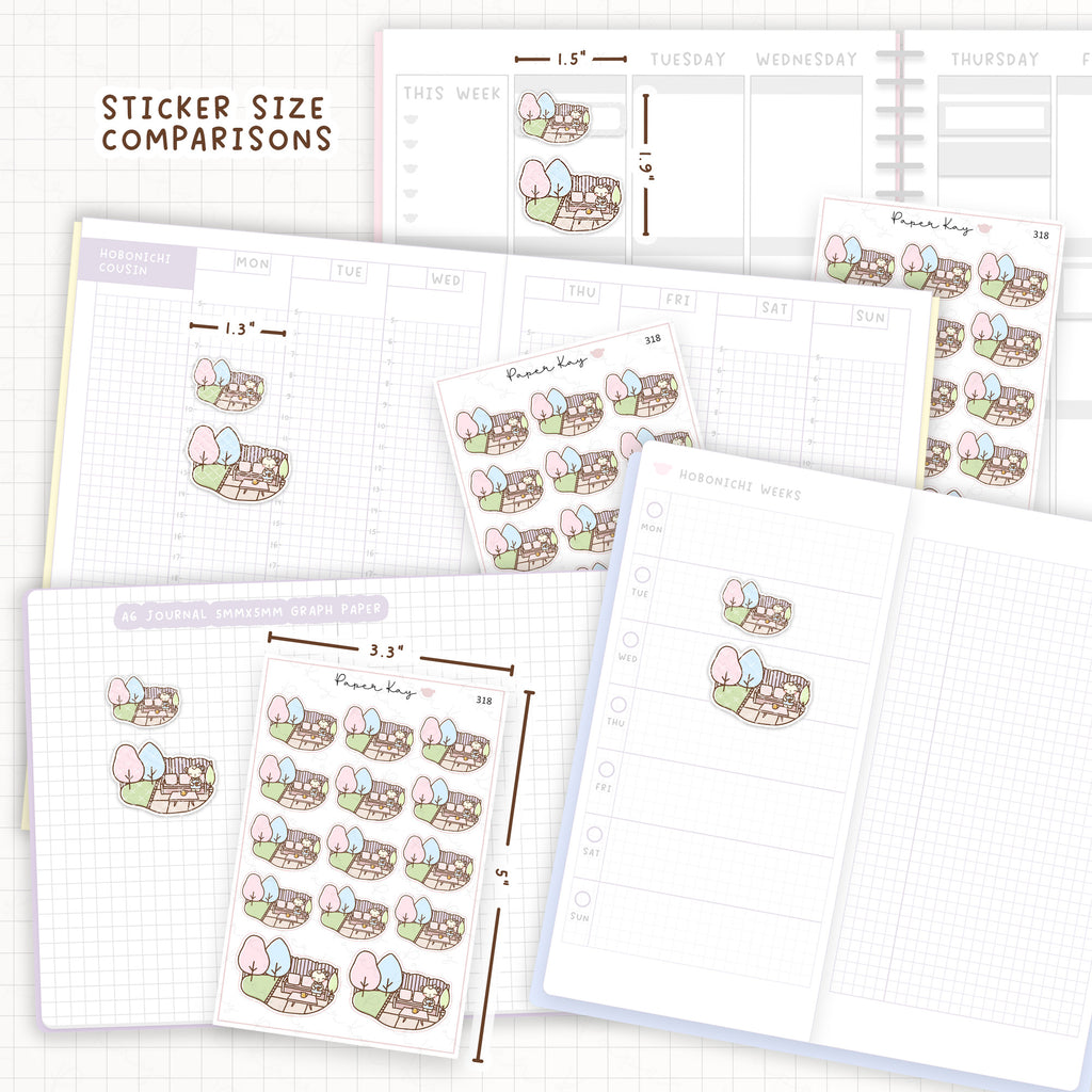 Garden Patio Sticker Sheet