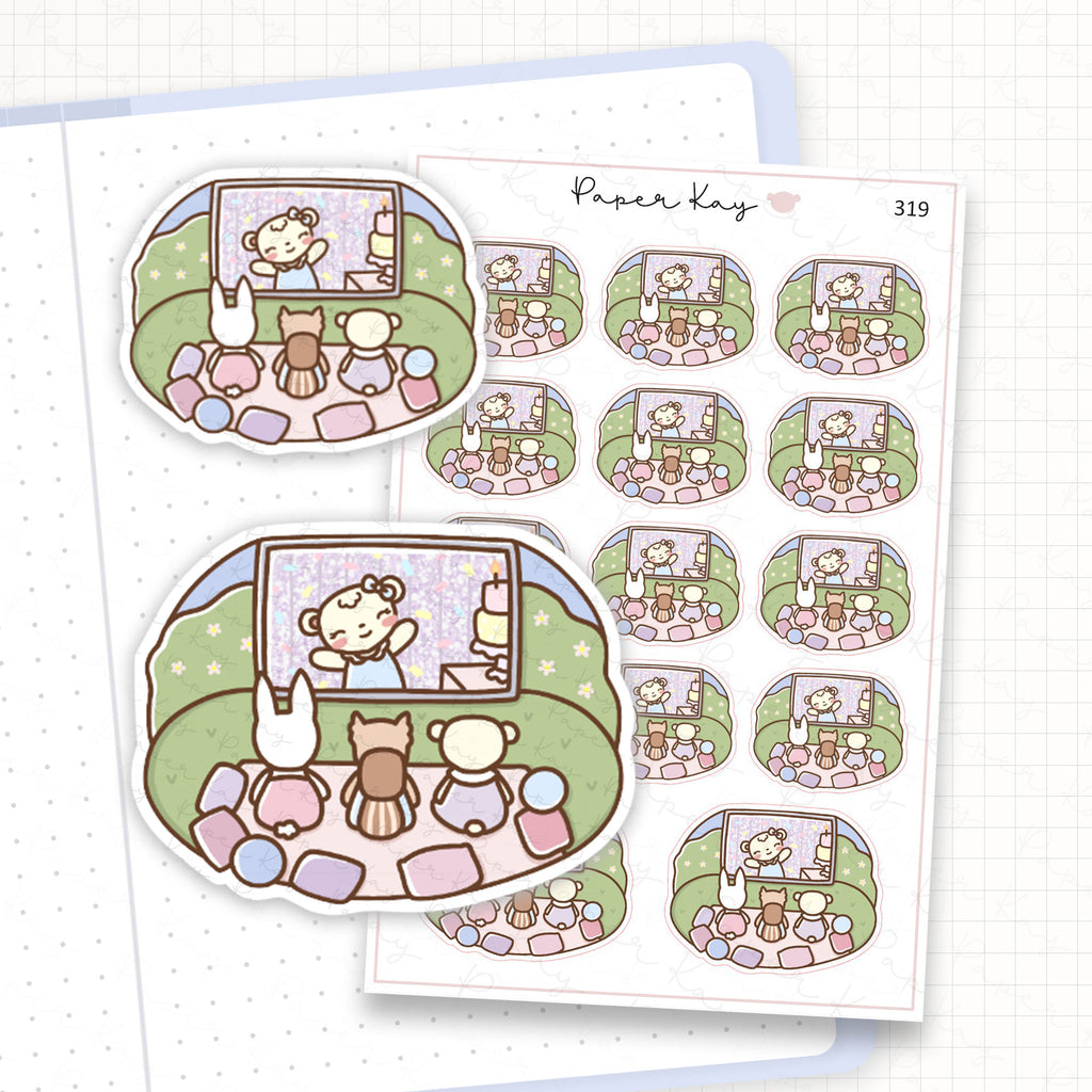 Outdoor Cinema Sticker Sheet