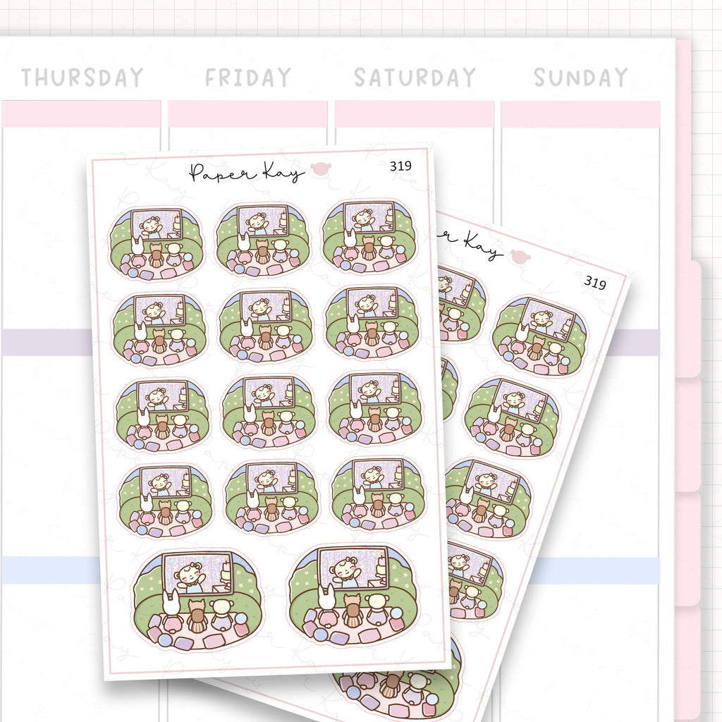 Outdoor Cinema Sticker Sheet