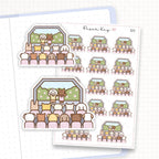 Zoomed in image of the doodles from a character planner sticker sheet.