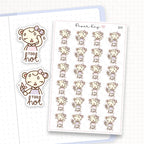 Too Hot Sticker Sheet