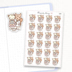 Cosmetic Appointment Sticker Sheet