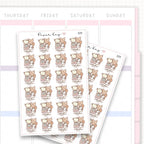 Cosmetic Appointment Sticker Sheet