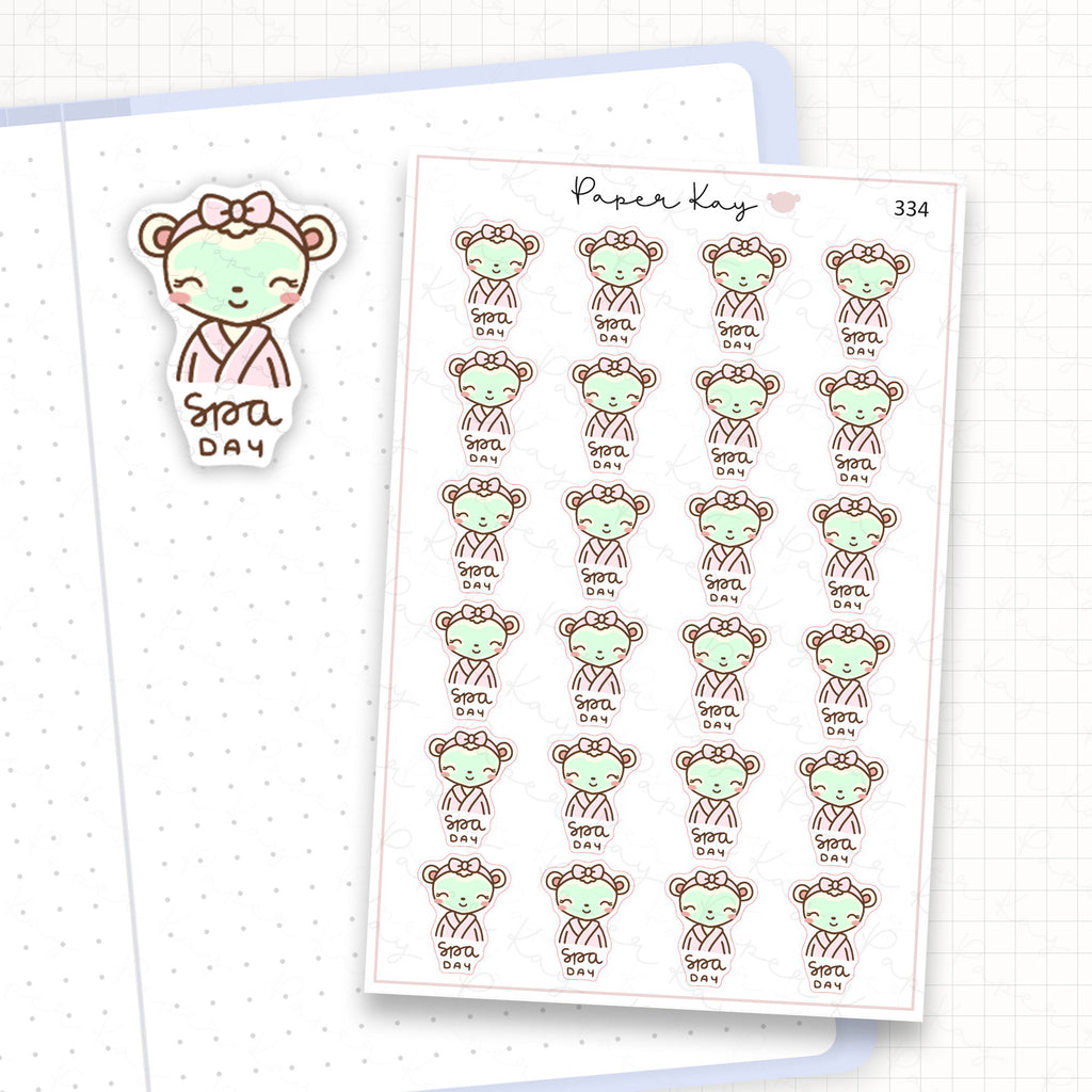 Spa Day Sticker Sheet