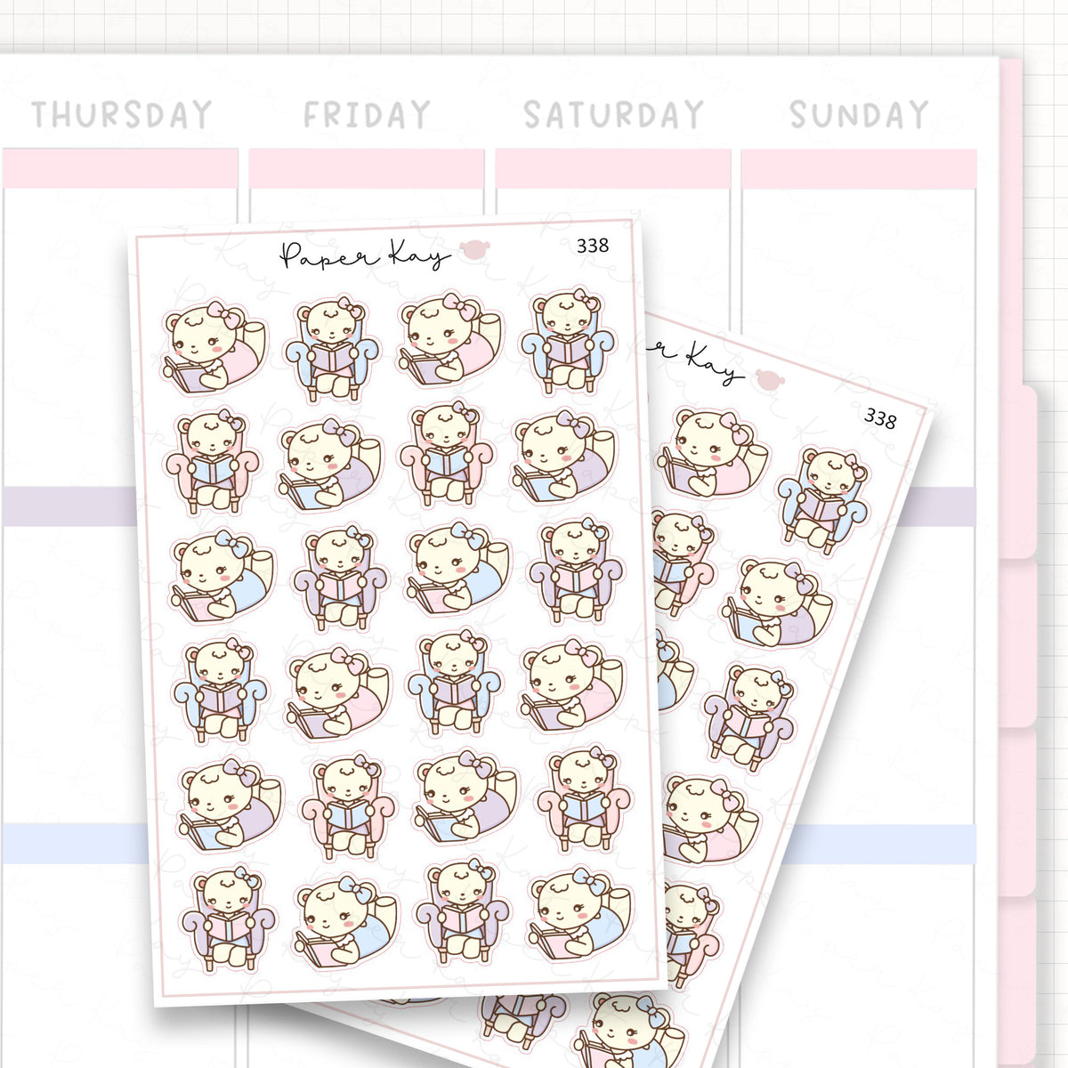 Reading Sticker Sheet