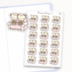 Couples Home Movie Sticker Sheet