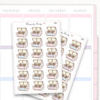 Couples Home Movie Sticker Sheet