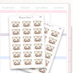 Couples Dinner Sticker Sheet