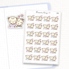 Couple in Love Sticker Sheet