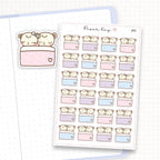 Napping Couple Sticker Sheet