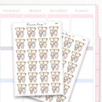 Couple on a Walk Sticker Sheet