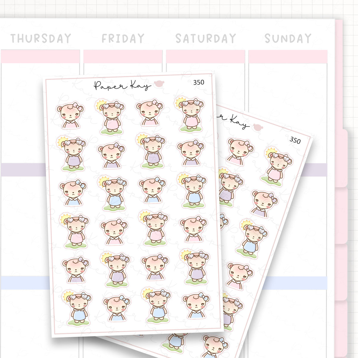 Sunburnt Sticker Sheet