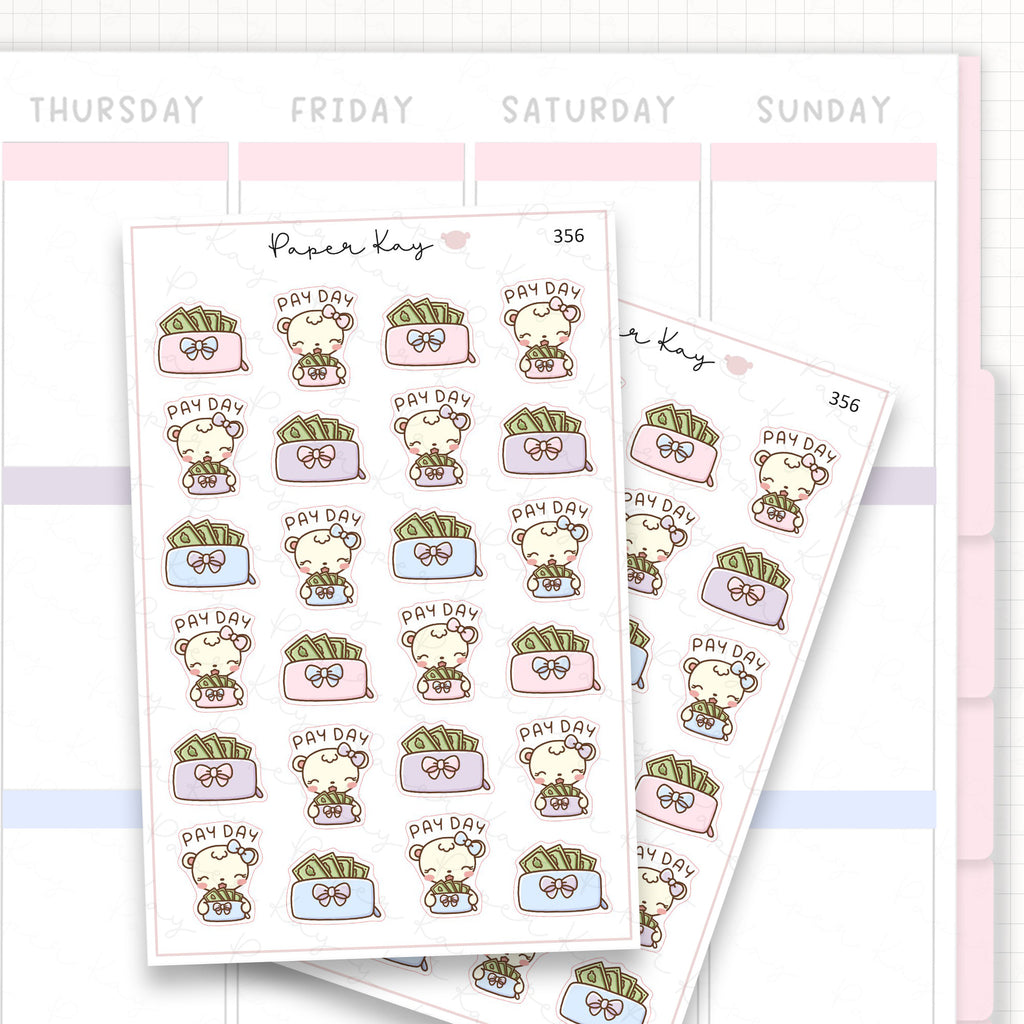 Pay Day Sticker Sheet