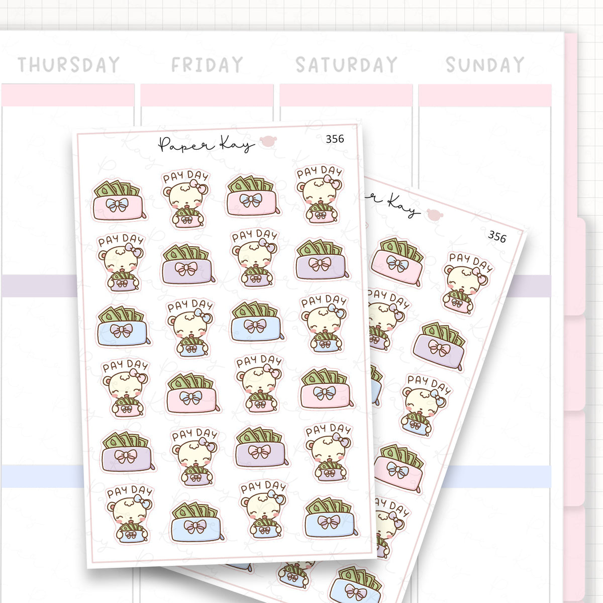 Pay Day Sticker Sheet