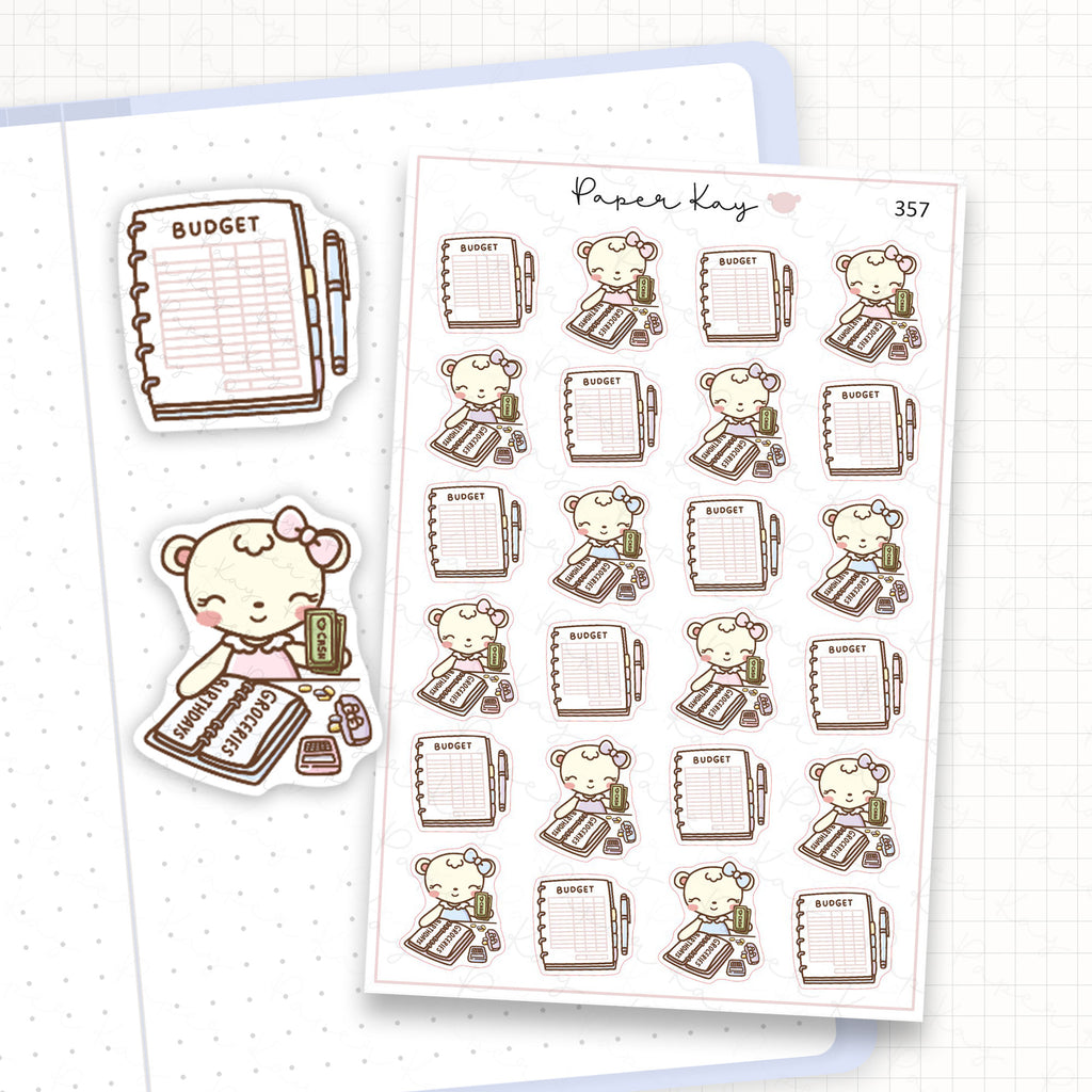 Budgeting Sticker Sheet