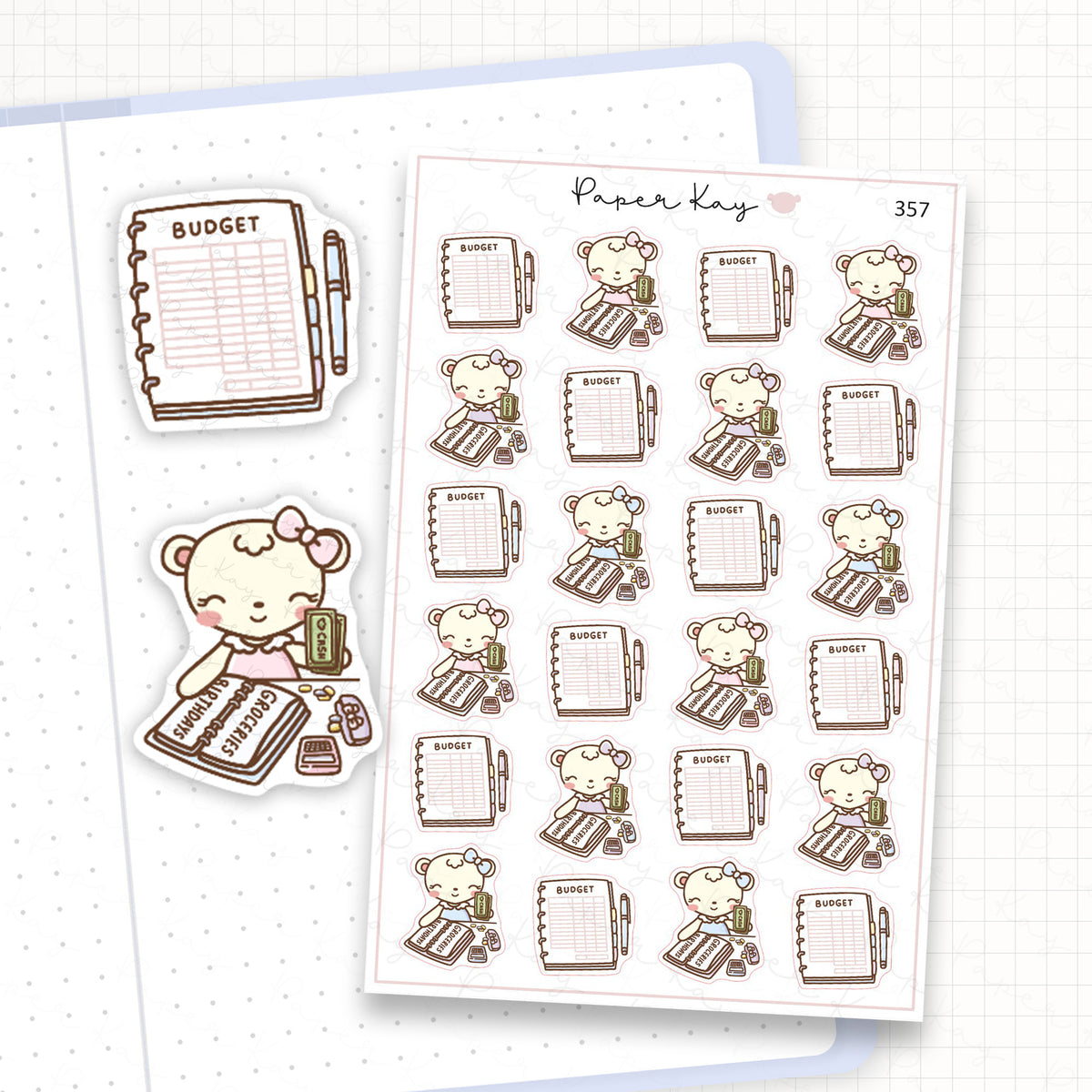 Budgeting Sticker Sheet