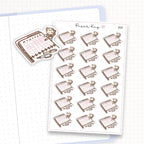 Planner Tracker Sticker Sheet