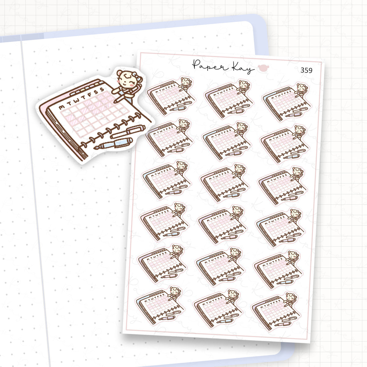 Planner Tracker Sticker Sheet