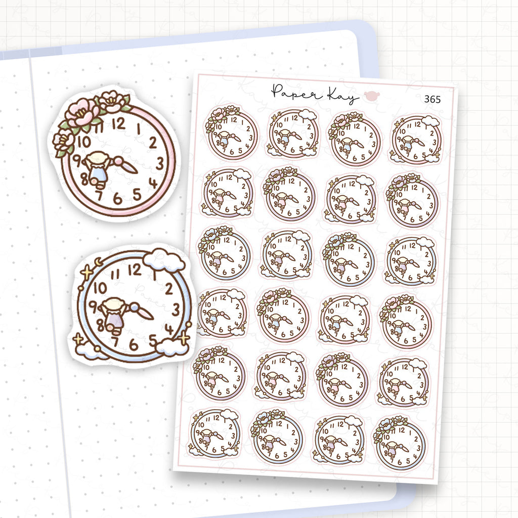 Wishing to Turn Back Time Sticker Sheet