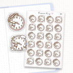Wishing to Turn Back Time Sticker Sheet