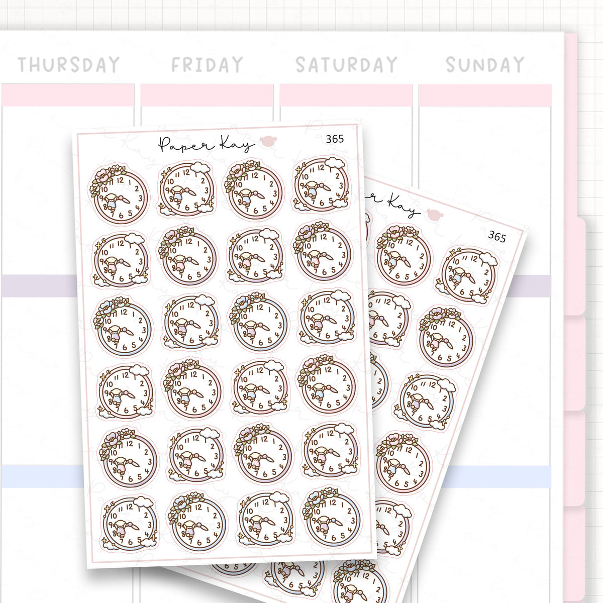 Wishing to Turn Back Time Sticker Sheet