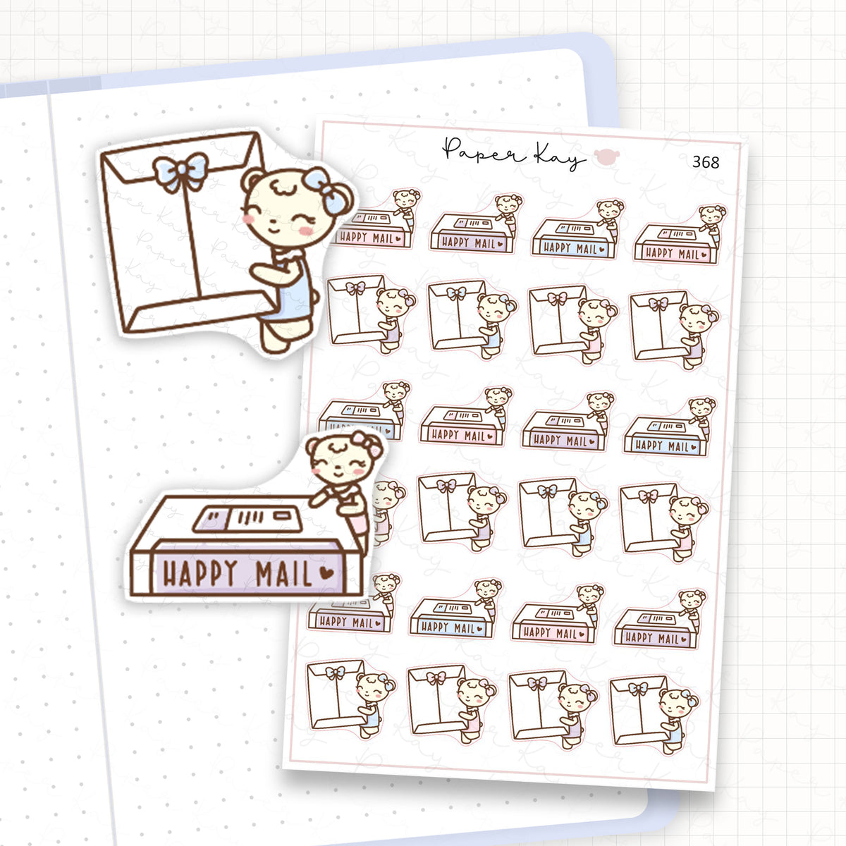Planner Mail Sticker Sheet