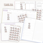 Driving Lesson/Test/Theory Test Sticker Sheet