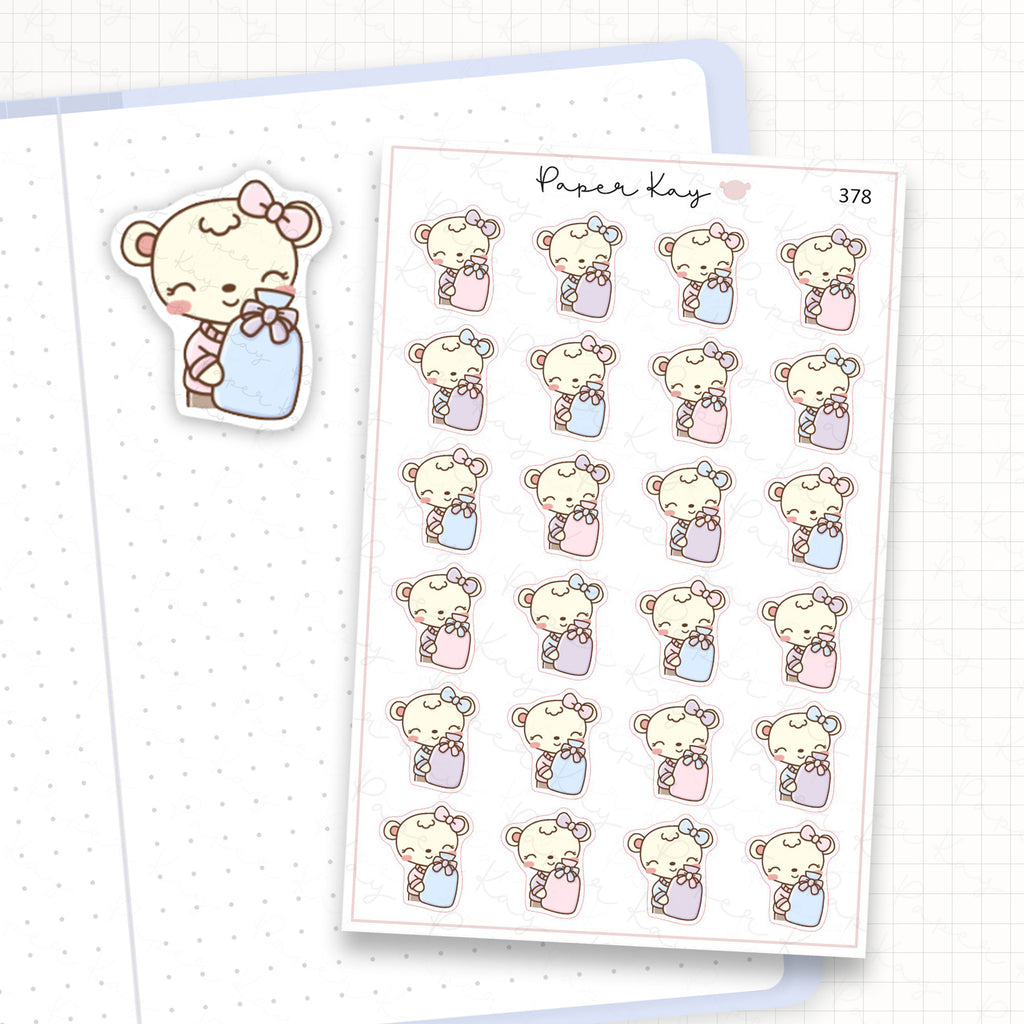 Hot Water Bottle Sticker Sheet