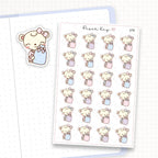 Hot Water Bottle Sticker Sheet