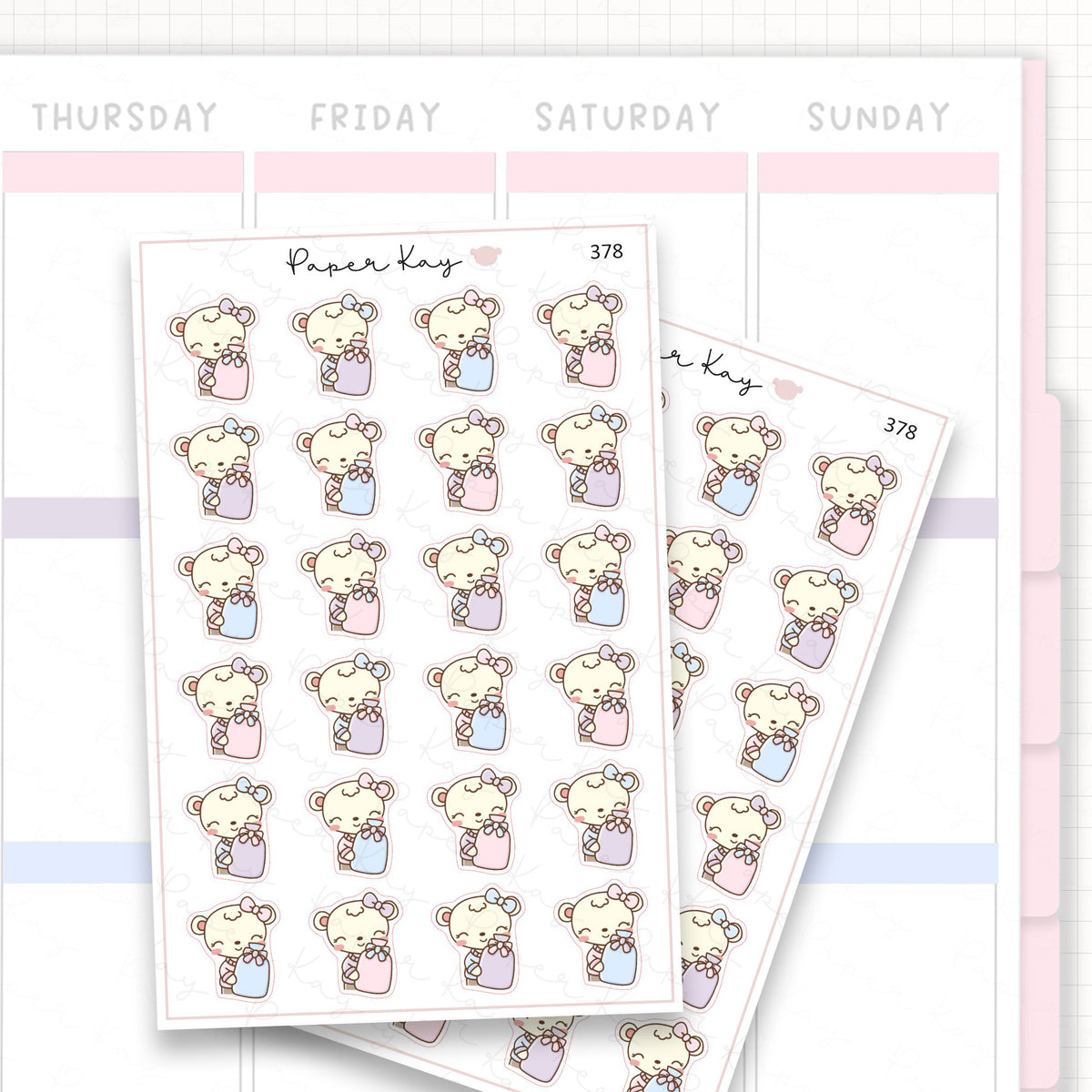 Hot Water Bottle Sticker Sheet