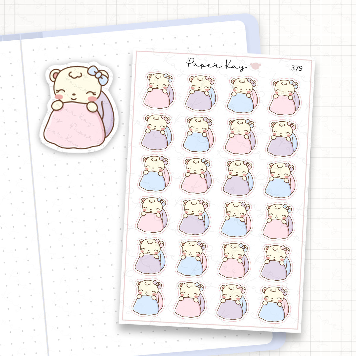 Cosy Blanket Sticker Sheet