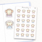Winter Dot the Bear Sticker Sheet