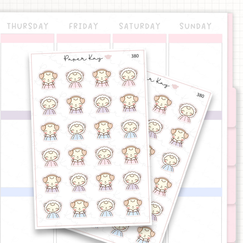 Winter Dot the Bear Sticker Sheet