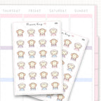 Winter Dot the Bear Sticker Sheet