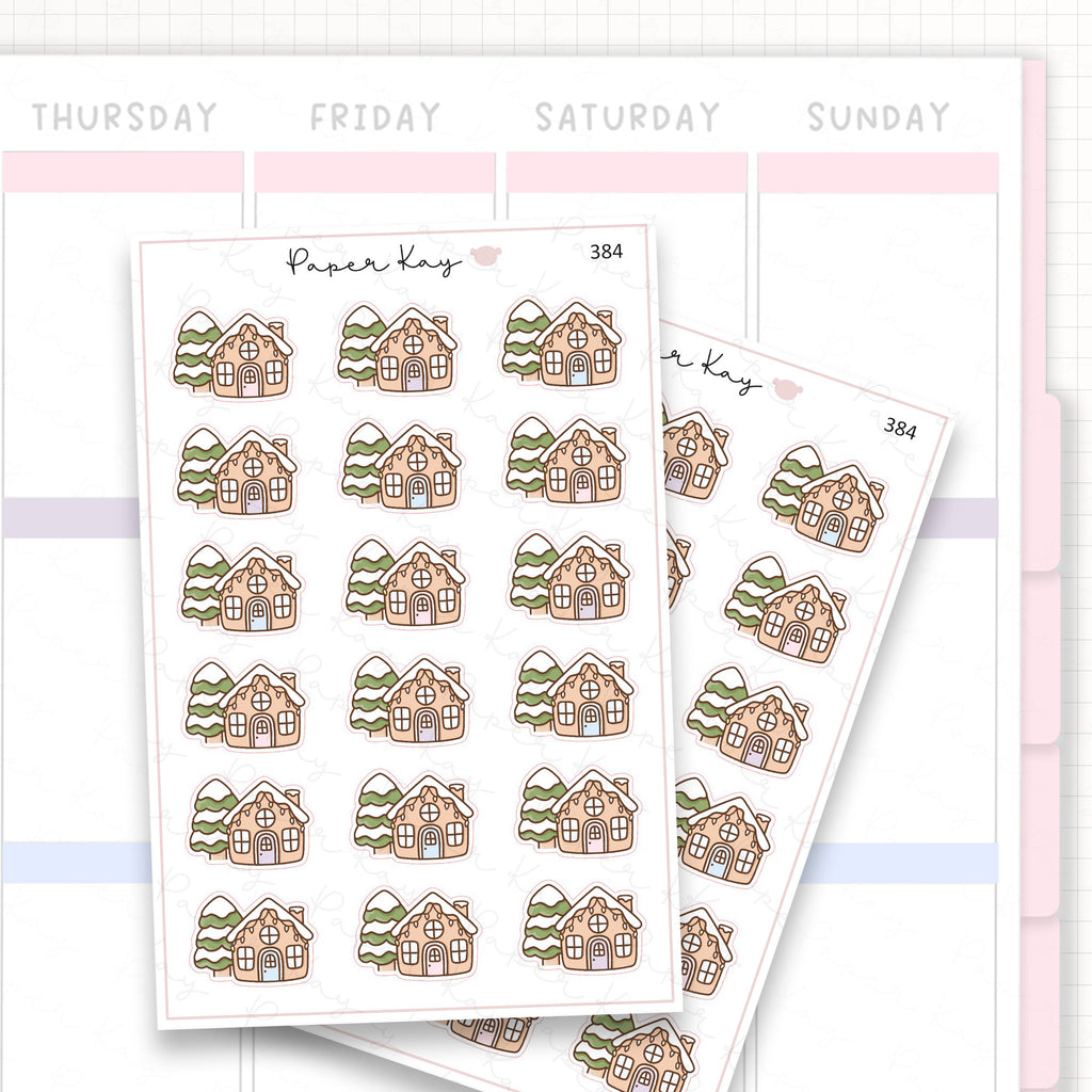 Sticker sheet product measurement.