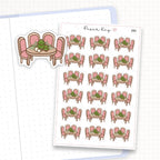 Zoomed in image of the doodles from a character planner sticker sheet.