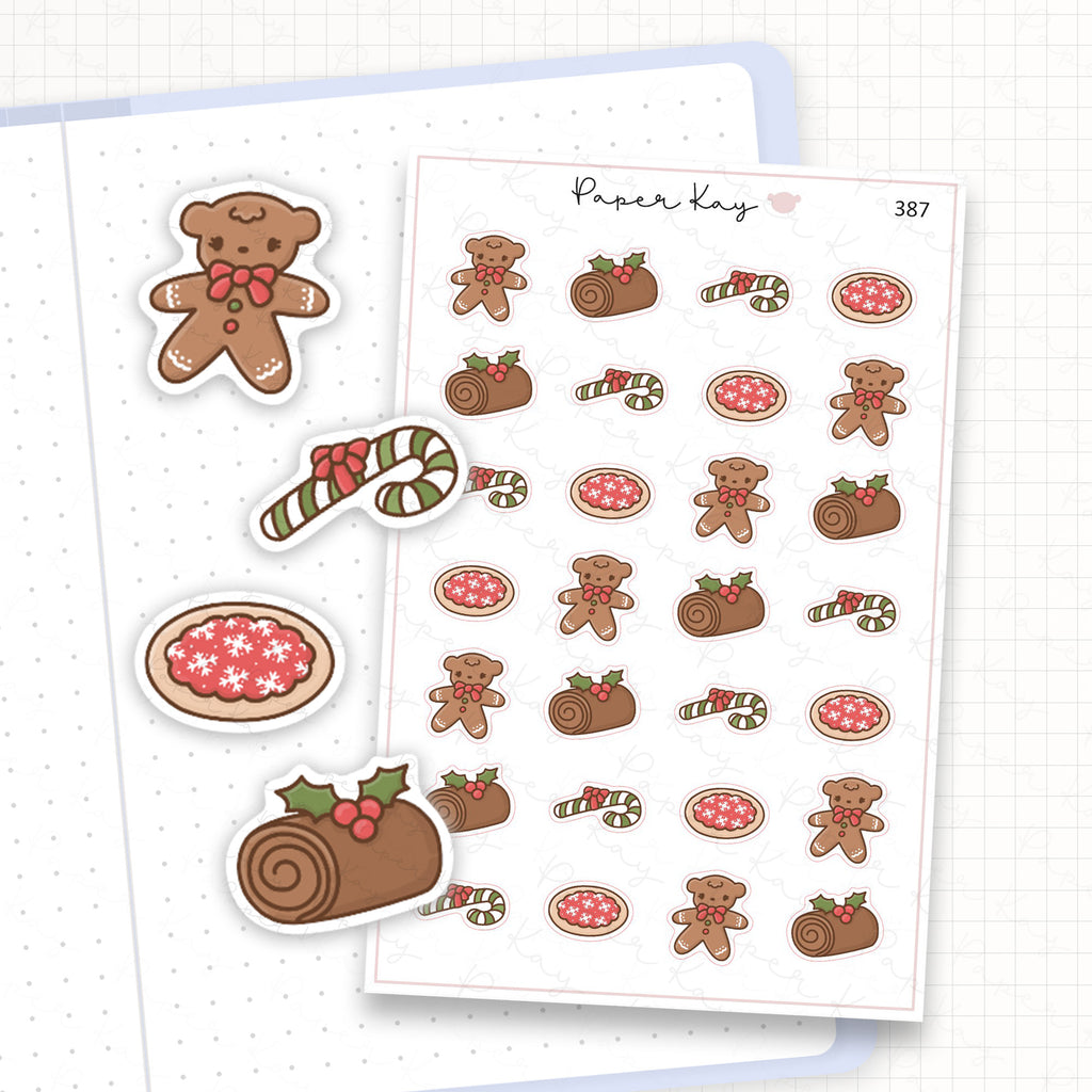 Zoomed in image of the doodles from a character planner sticker sheet.