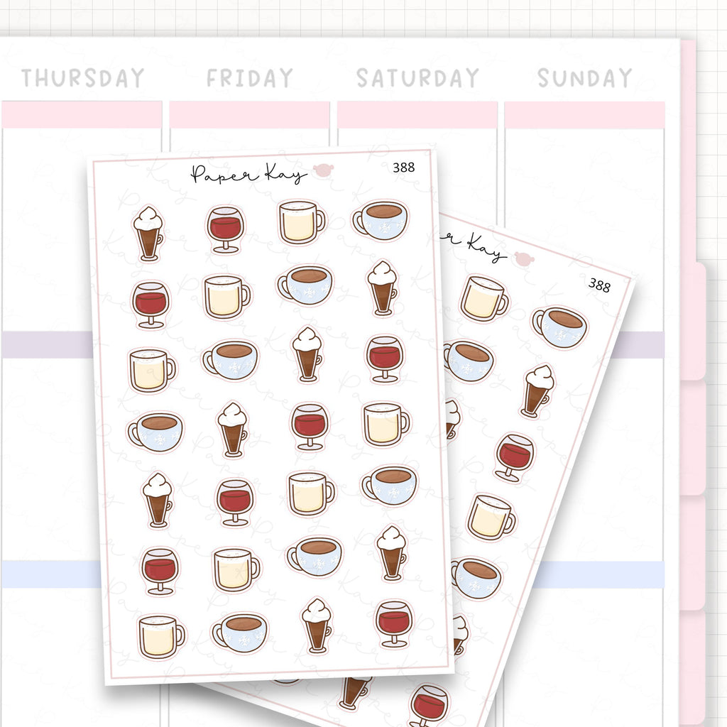 Sticker sheet product measurement.